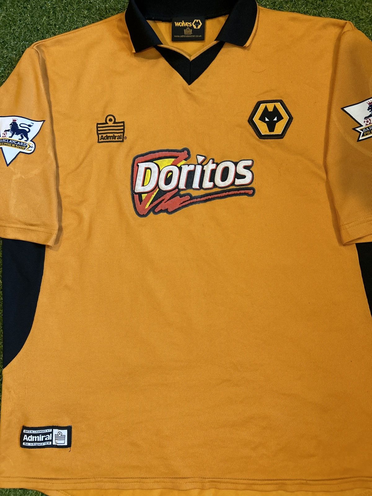 Vintage 03/04 Wolverhampton Wanderers FC Camara Home Shirt Size US L / EU 52-54 / 3 - 2 Thumbnail
