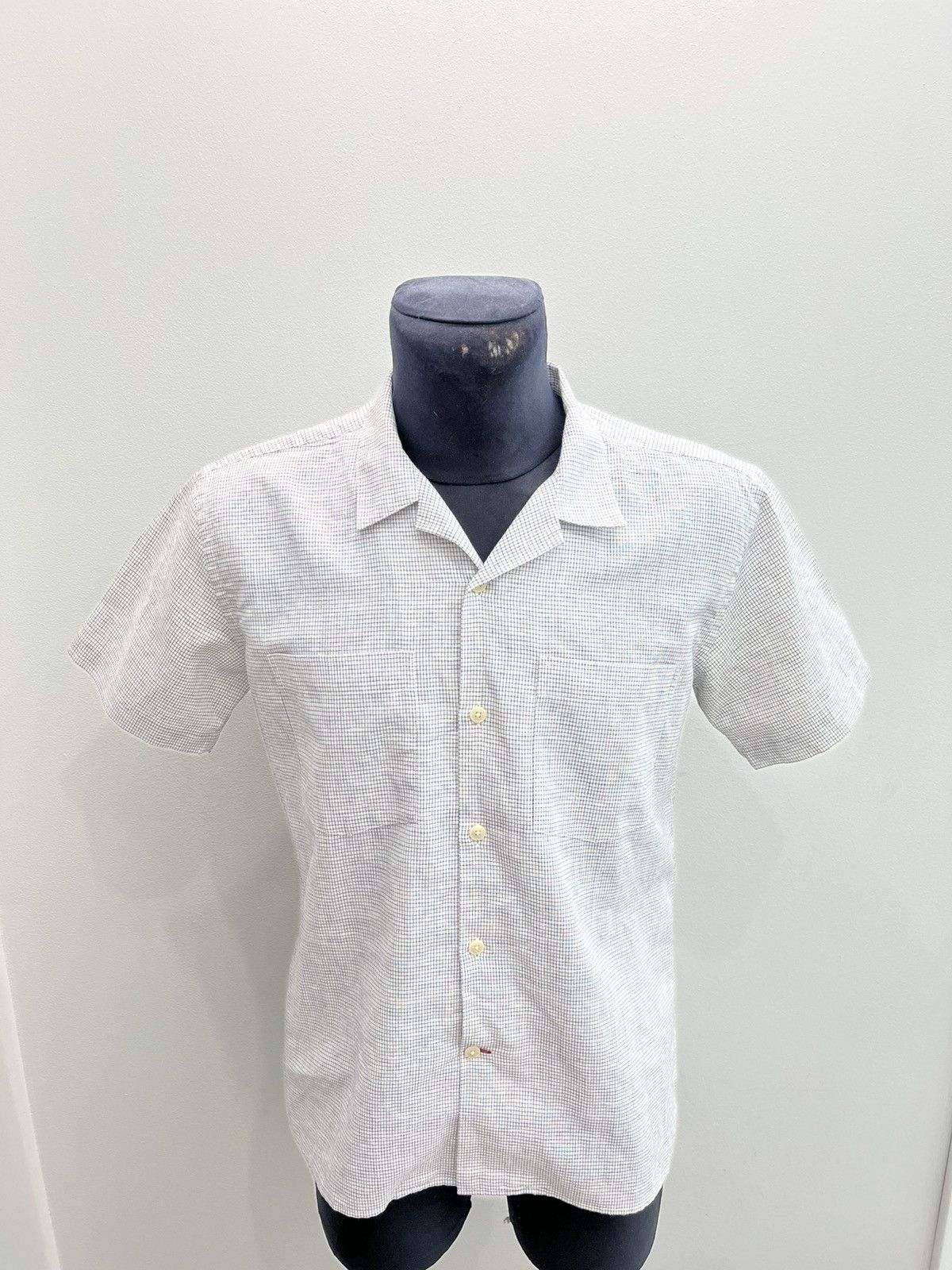 Oliver Spencer Oliver Spencer Short Sleeve Cotton Linen Shirt Size US M / EU 48-50 / 2 - 2 Thumbnail