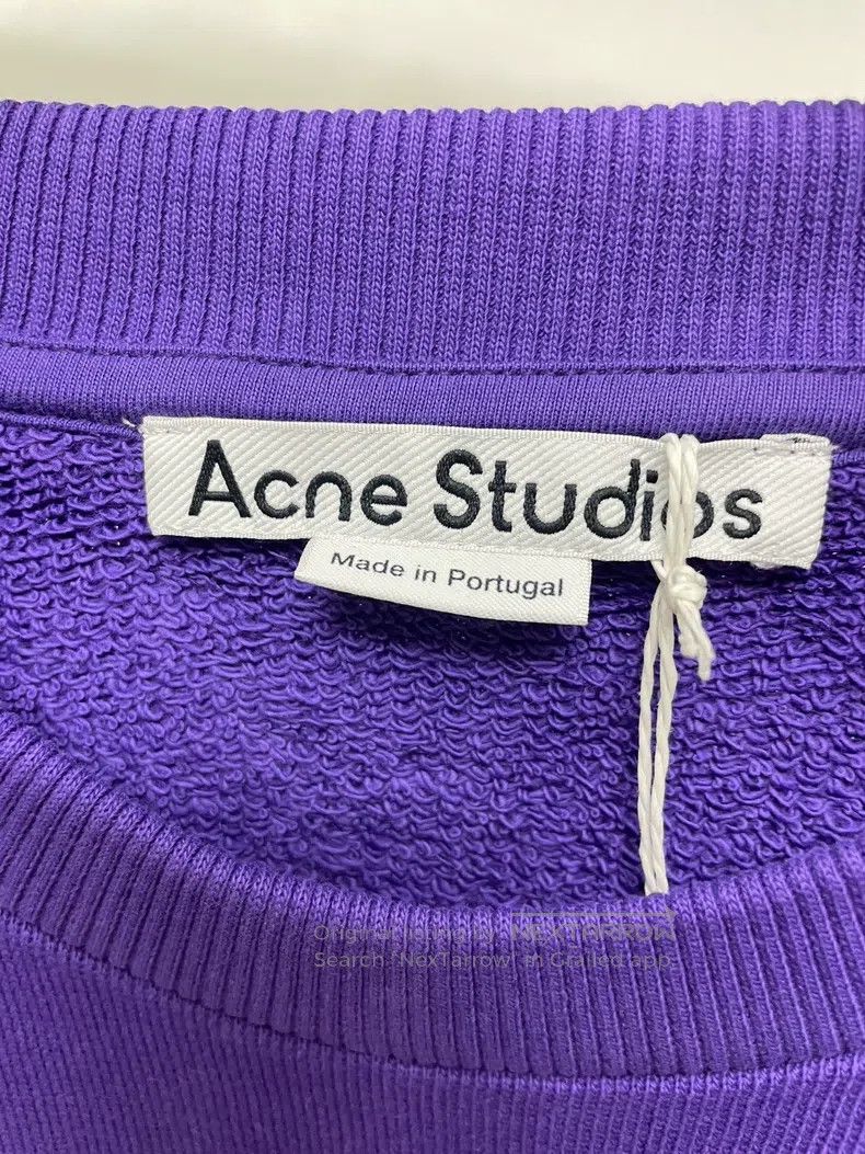Acne Studios Acne Studios Purple Crew Neck Sweatshirt Size US S / EU 44-46 / 1 - 2 Thumbnail