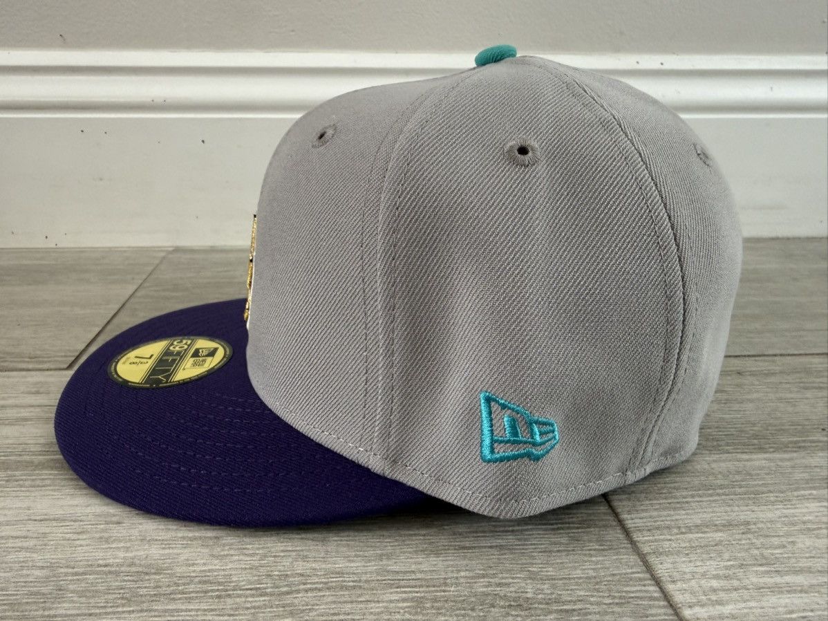 New Era LA Los Angeles Dodgers Hat Club New Era Grey Fitted Sz 7 3/8 Size ONE SIZE - 4 Thumbnail
