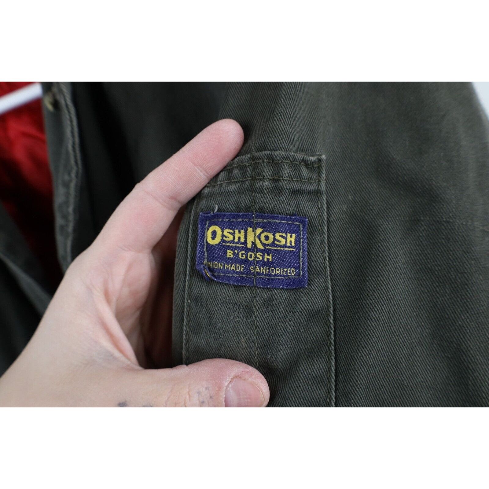 Oshkosh × Vintage Vintage 60s OshKosh B'Gosh Sanforized Quilted Coveralls Size US 32 / EU 48 - 6 Thumbnail