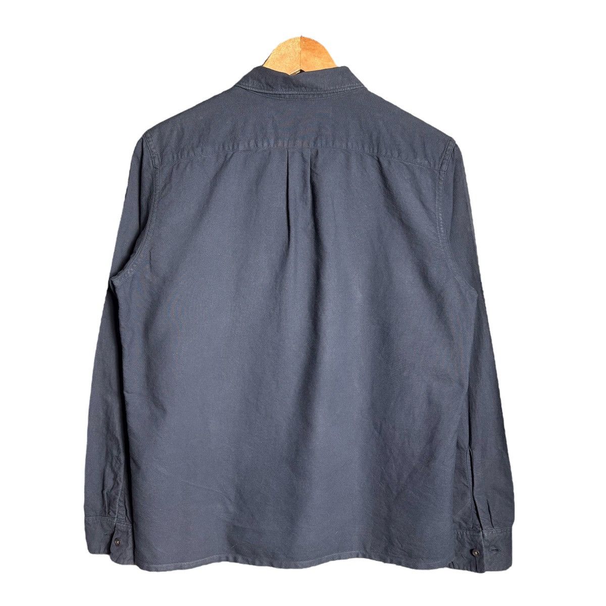 Lemaire × Uniqlo Lemaire x Uniqlo Navy Long Sleeve Shirt Size US M / EU 48-50 / 2 - 2 Thumbnail