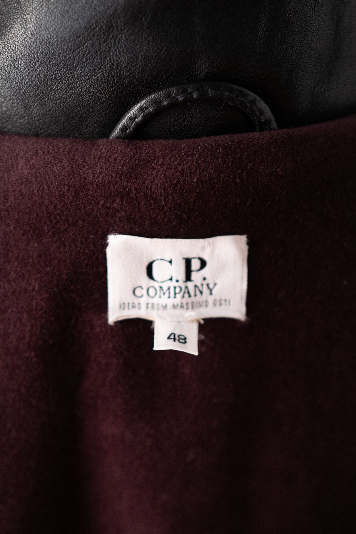 C.P. Company VTG C.P. COMPANY LEATHER JACKET 48/M OSTI Size US M / EU 48-50 / 2 - 7 Thumbnail