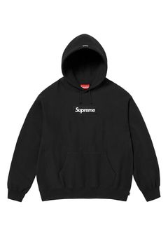 Supreme Box Logo Hoodie Black | Grailed