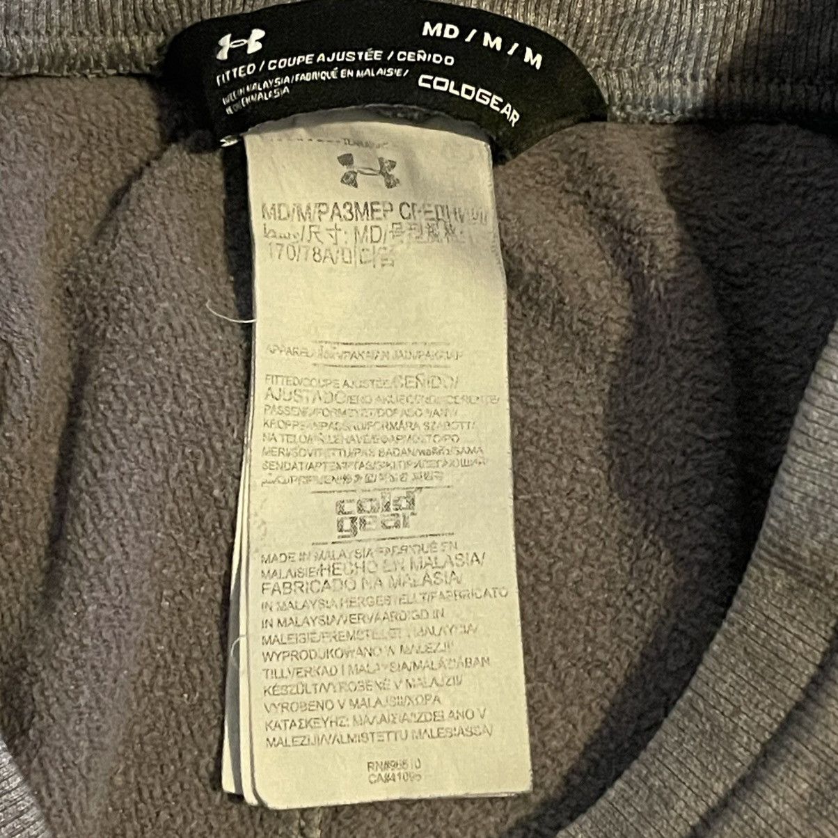 Under Armour Under Armour ColdGear Mens Gray Joggers Sweatpants Medium Size US 26 / EU 42 - 3 Thumbnail
