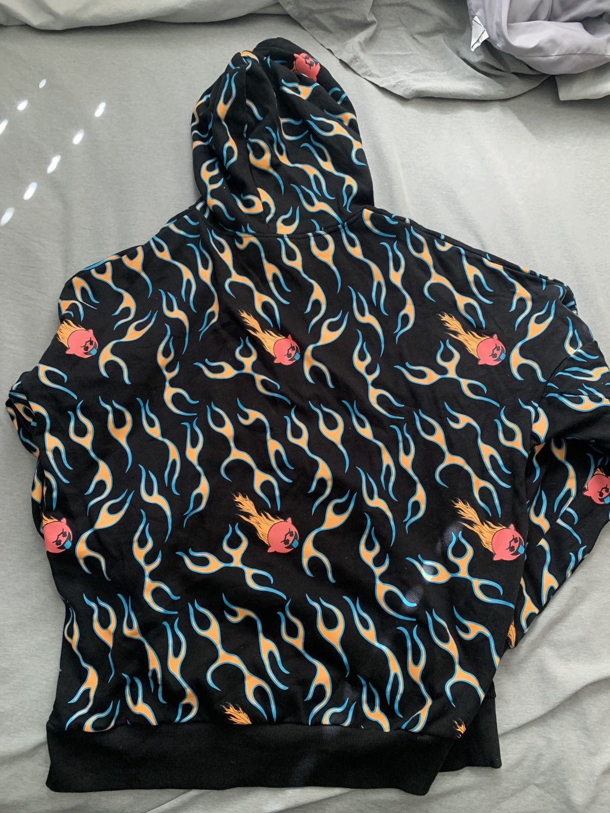Pink Dolphin Flame Hoodie with Boo’s Size US XXL / EU 58 / 5 - 2 Thumbnail