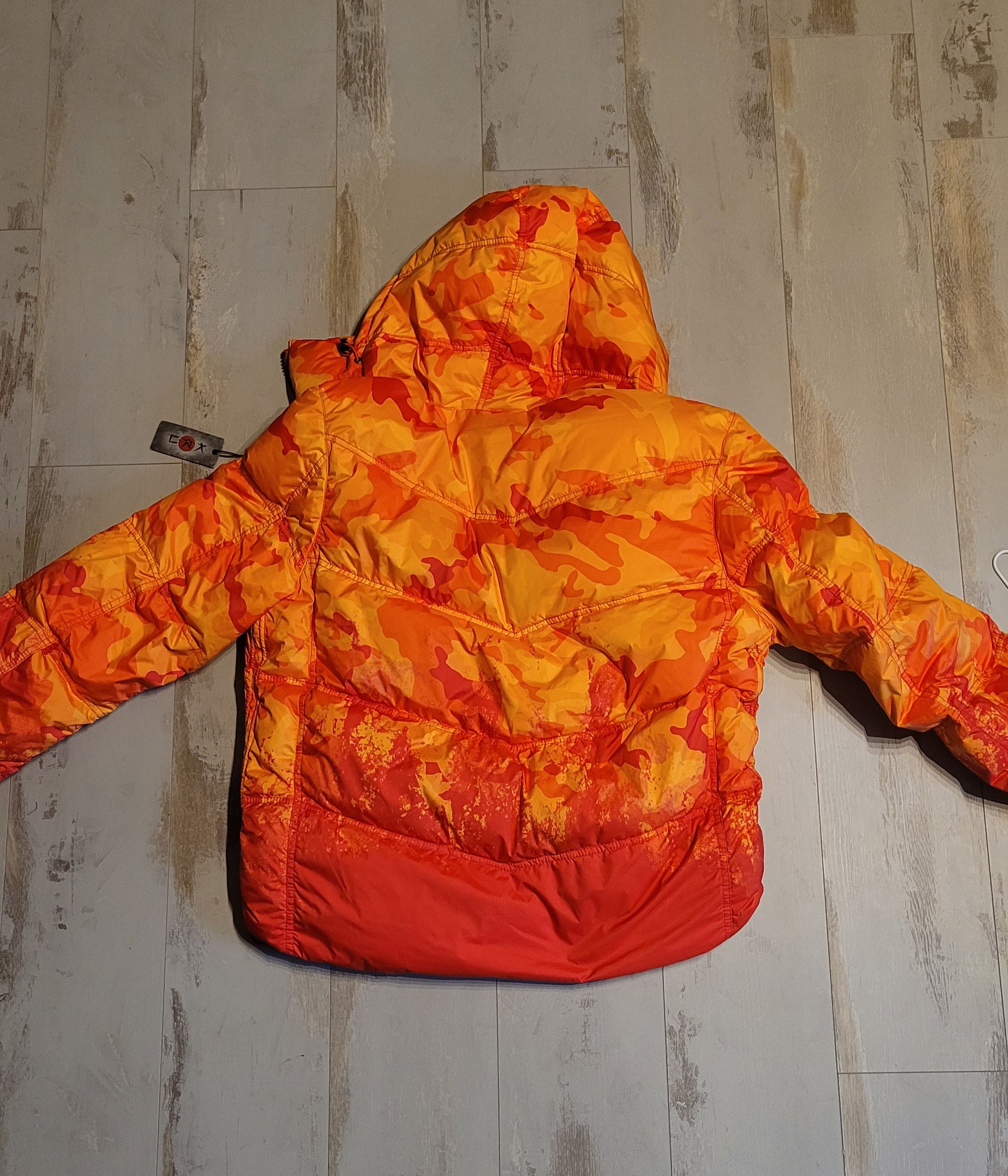 Other KRU V Power Orange Camo fade puffer jacket Size US XL / EU 56 / 4 - 2 Thumbnail