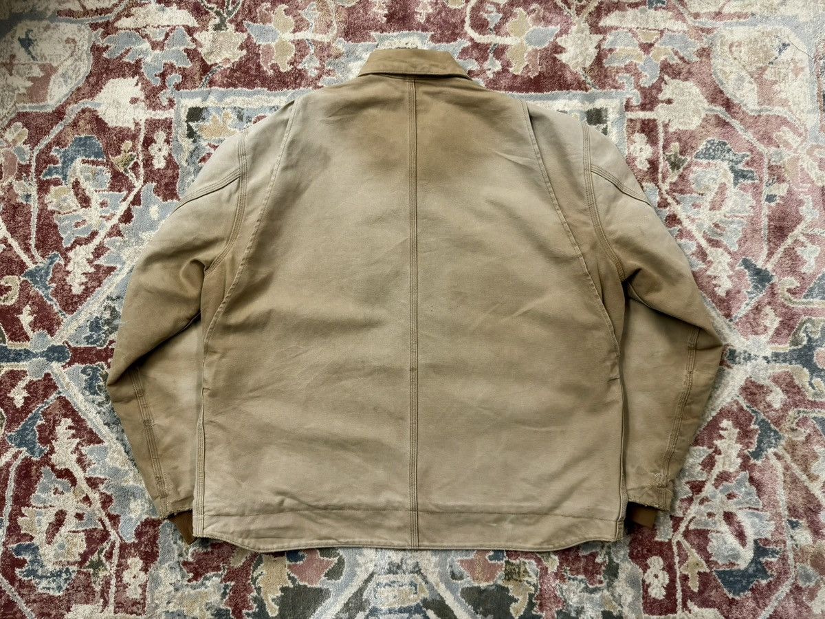 Carhartt [Carhartt] 2009 Vintage J205 BRN Sherpa-Lined Ridge Jacket Size US XXL / EU 58 / 5 - 5 Thumbnail