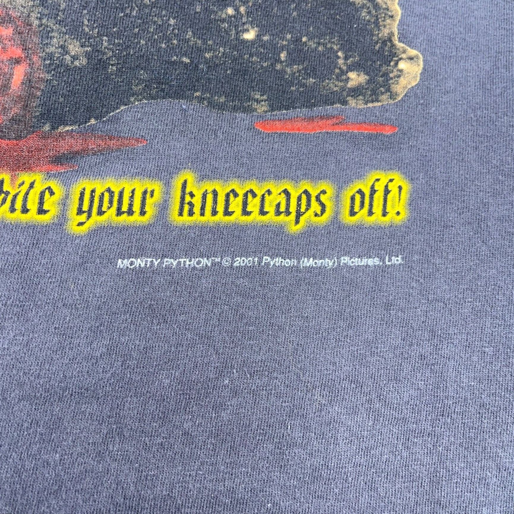 Vintage VINTAGE M&O KNITS Monty Python Shirt XL Gray Graphic Tee Movie Promo 2001 Y2K Mens Size US XL / EU 56 / 4 - 3 Thumbnail