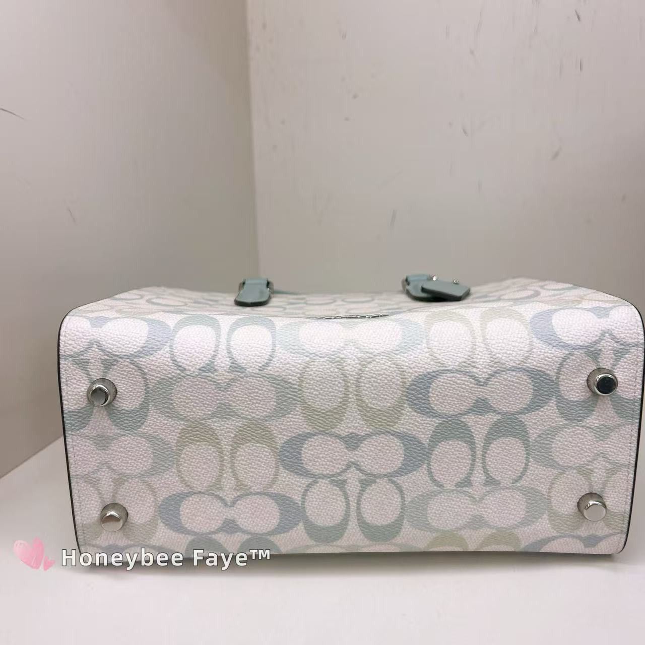 Coach Maggie Small Tote Bag In Pretty Signature Canvas CDZ08 Size ONE SIZE - 8 Thumbnail