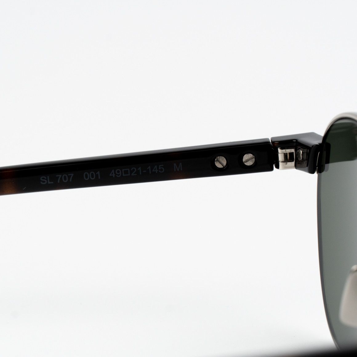 Yves Saint Laurent NEW Saint Laurent SL707 001 Oval Unisex Sunglasses Size ONE SIZE - 10 Thumbnail