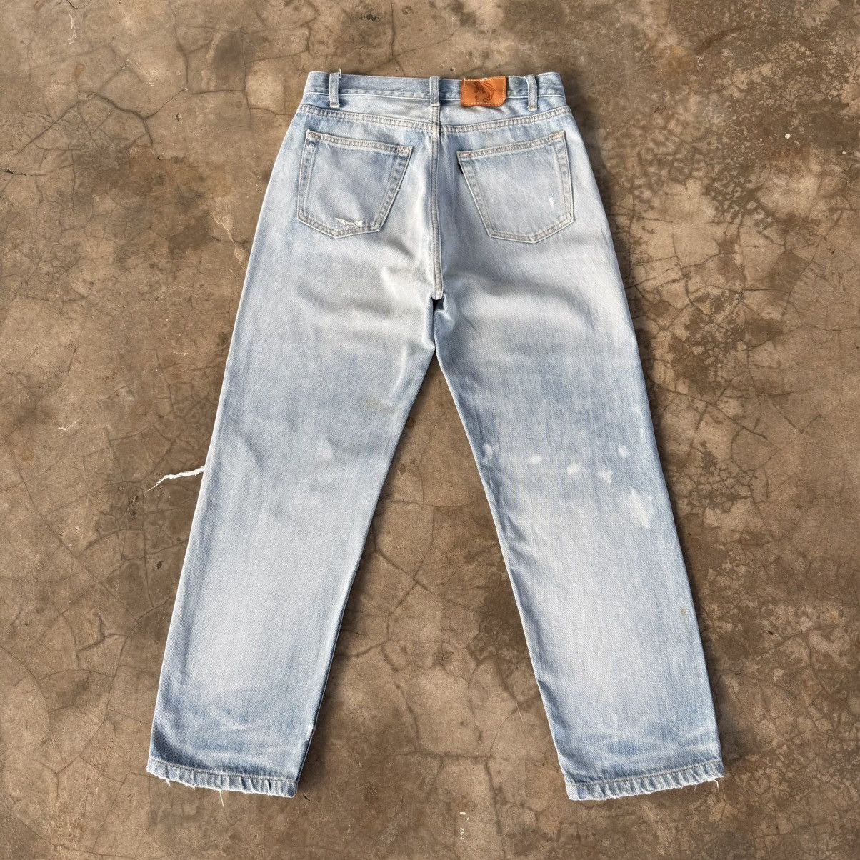 Japanese Brand W30x26.5 Vintage RNA INC ButtonFly Distressed Denim Jean Size US 30 / EU 46 - 10 Thumbnail