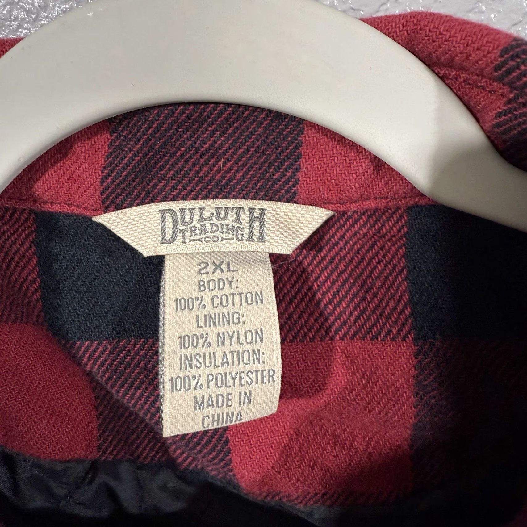 CO DULUTH Flapjack Flannel Jacket Womens 2XL Buffalo Plaid Quilted Red Buffalo Plaid Jacket Womens 2XL Red Quilted Flannel Jacket Size XXL / US 16-18 / IT 52-54 - 7 Thumbnail