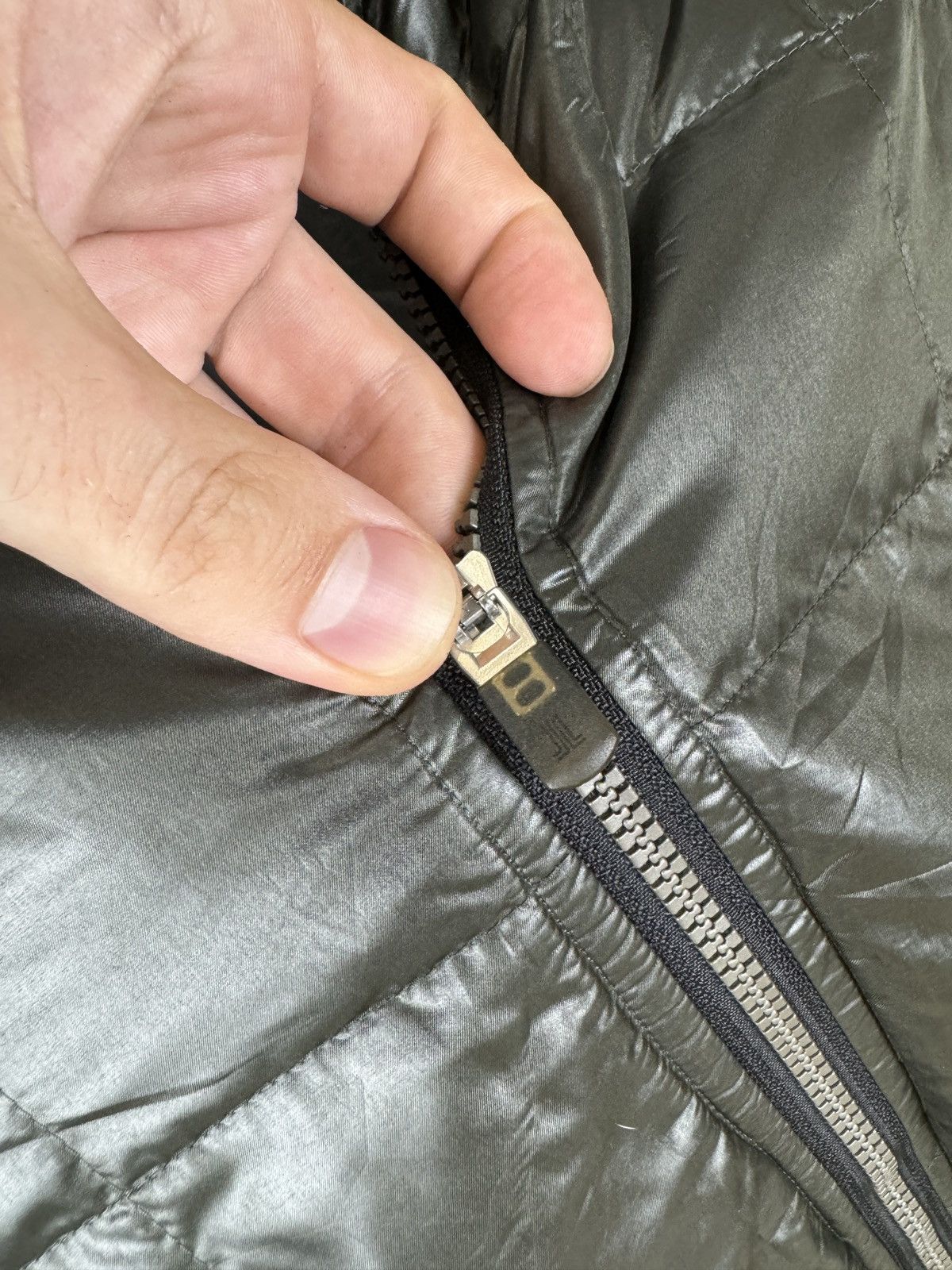 Lanvin Lanvin Sport nylon shimmer down zipper jacket logo Size US L / EU 52-54 / 3 - 10 Thumbnail