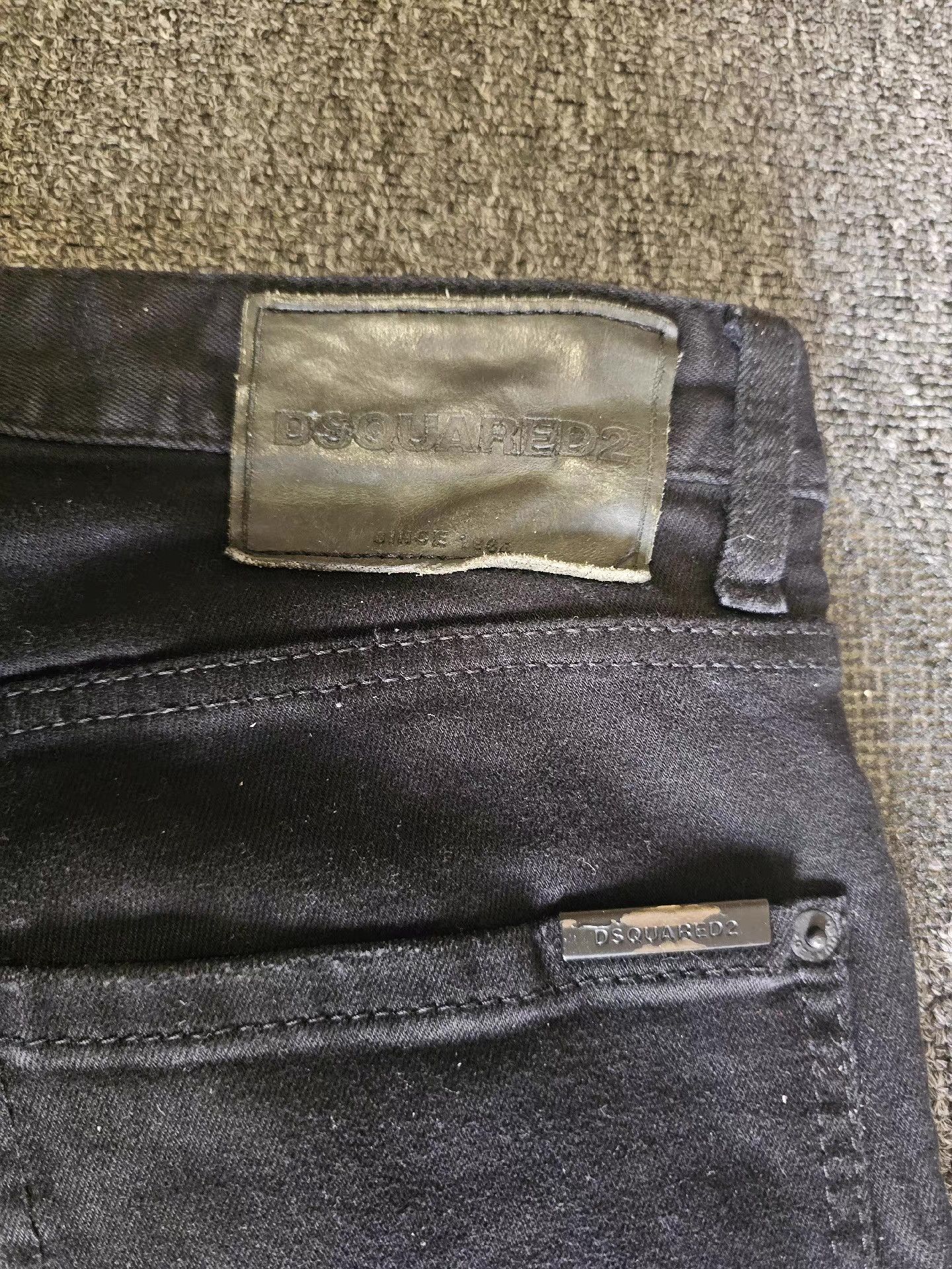 Dsquared2 DSquared2 (D2) Black Jeans, Q4 Size US 34 / EU 50 - 4 Thumbnail