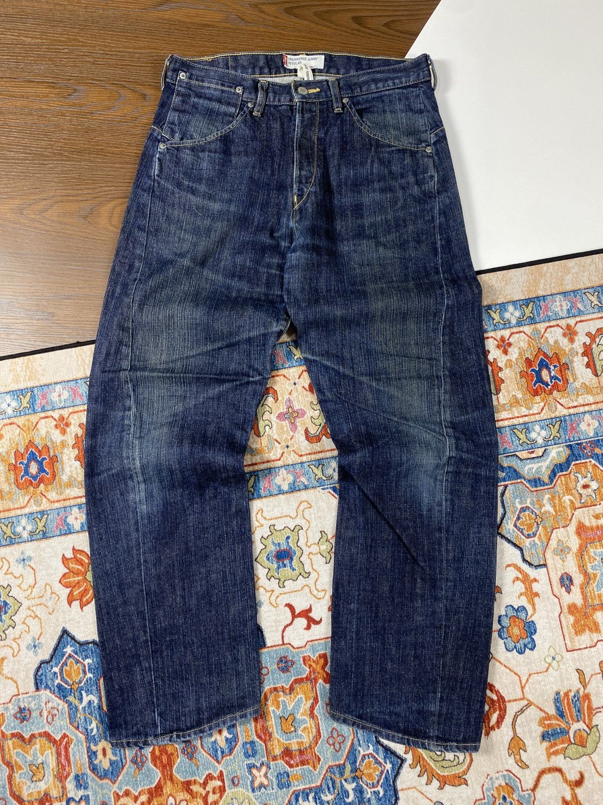 Engineered Garments × Levi's Levi's engineered distressed jeans pants Size US 33 - 2 Thumbnail