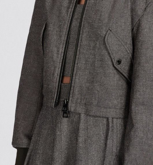 Dior o1w1db10824 Bomber Jacket in Grey Size XS / US 0-2 / IT 36-38 - 7 Thumbnail