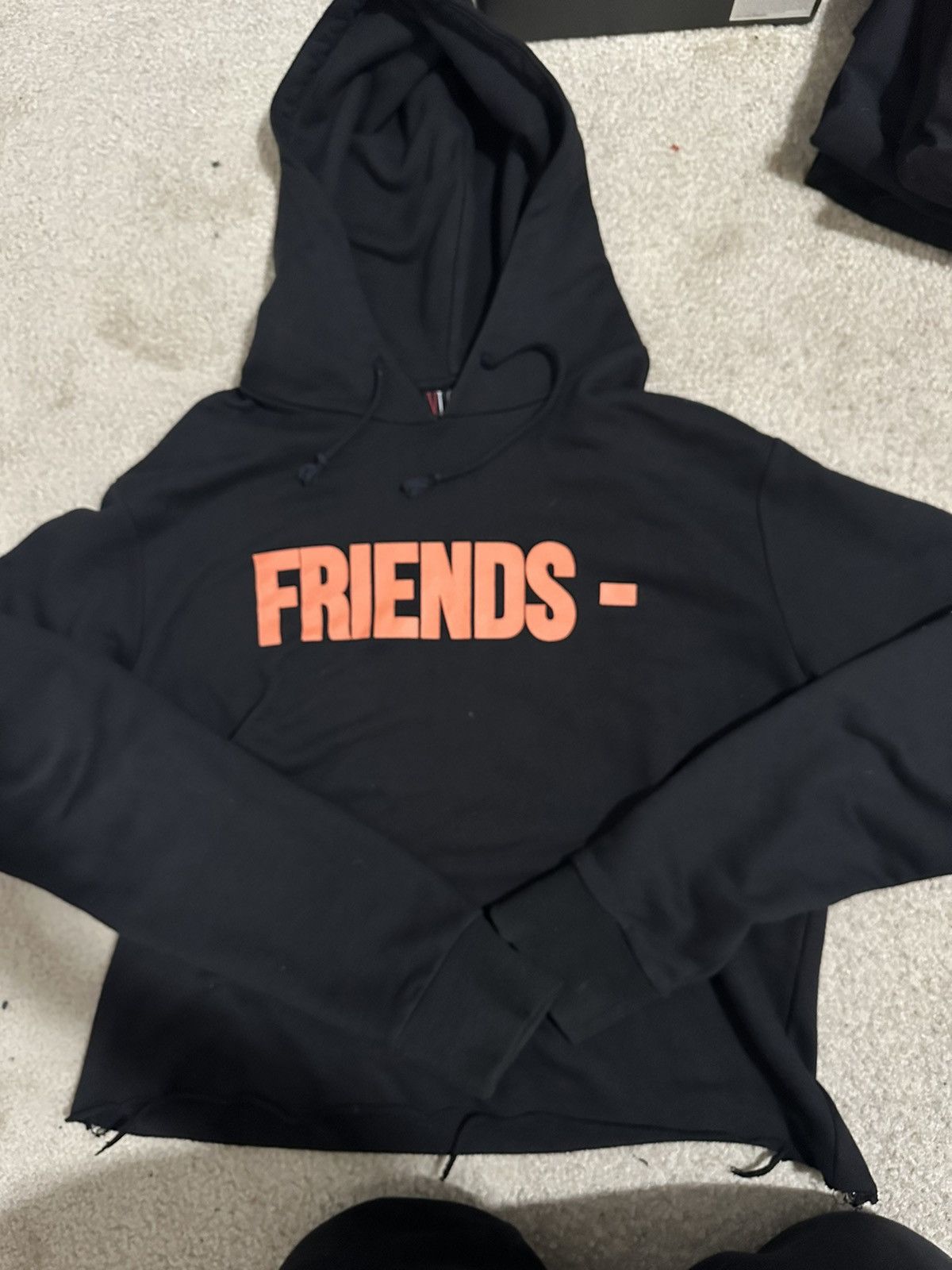Orange original Vlone hoodie