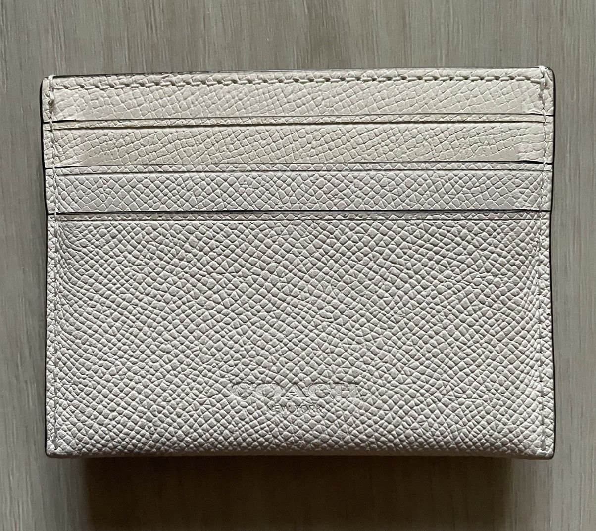 Coach COACH Slim Flat Card Case Pebble Leather Sculpted C Size ONE SIZE - 2 Thumbnail