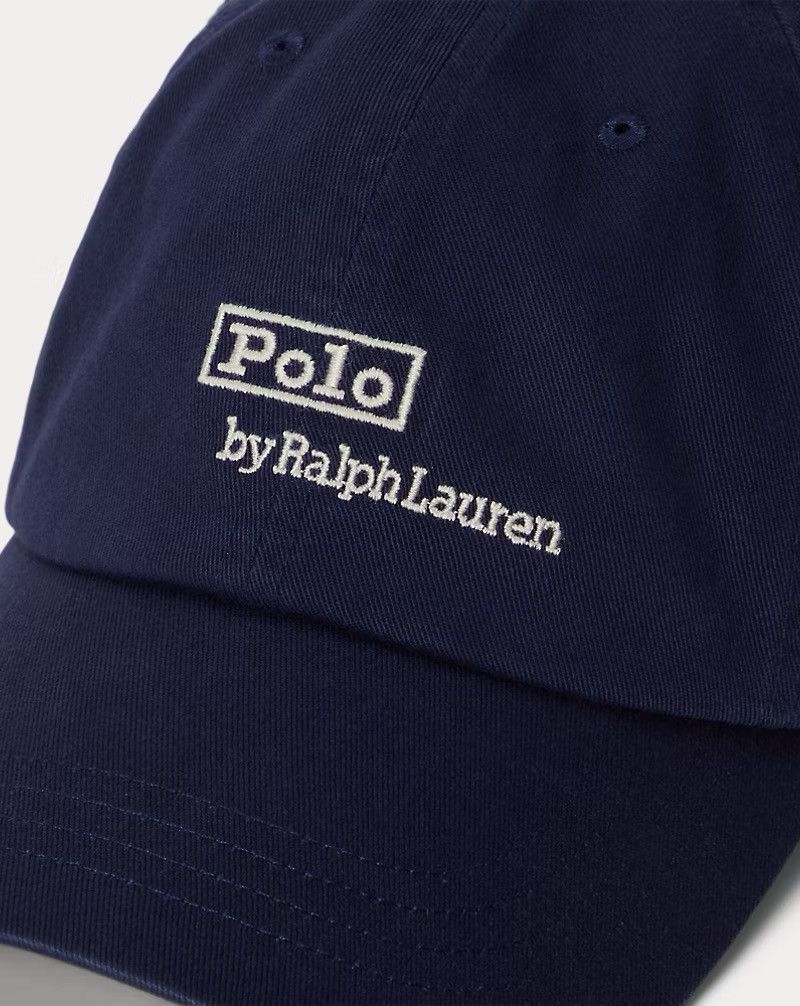 Polo Ralph Lauren Polo Ralph Lauren RL Embroidered Twill Ball Cap Newport Navy Size ONE SIZE - 3 Thumbnail