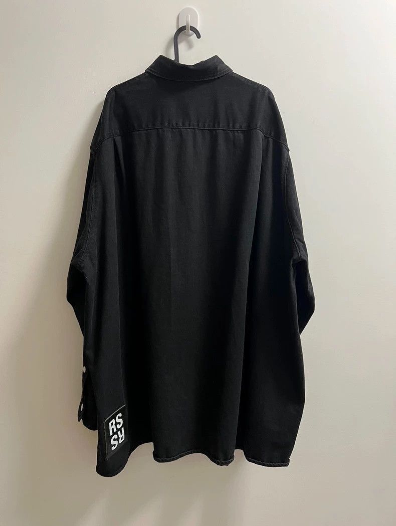 Raf Simons Raf Simons Profile leather denim shirt-2505 Size US S / EU 44-46 / 1 - 2 Thumbnail