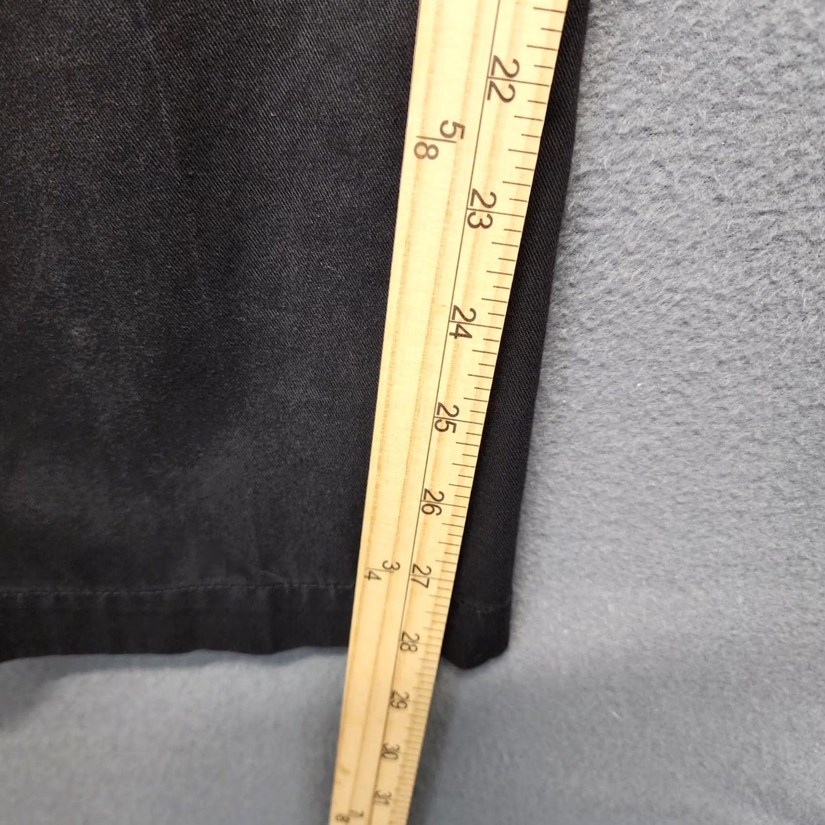 Cherokee VINTAGE Cherokee Pants Mens 34x28 Black Pleated 100% Cotton 90s Y2K Tagged 34x30 Mens Size US 34 / EU 50 - 5 Thumbnail
