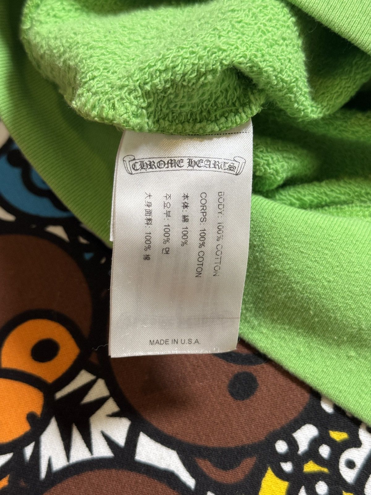 Chrome Hearts Chrome Hearts Green Matty Boy Records Pullover Hoodie Size US S / EU 44-46 / 1 - 7 Thumbnail