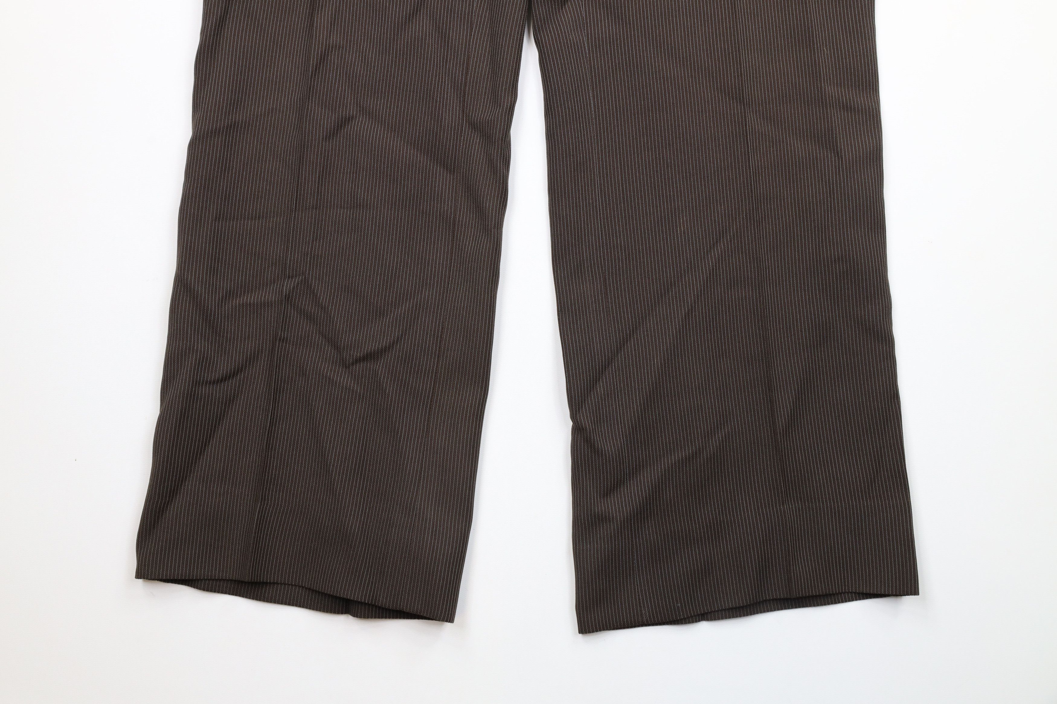 Vintage Vintage 60s 70s Streetwear Knit Bell Bottoms Pants Brown USA Size US 32 / EU 48 - 4 Thumbnail
