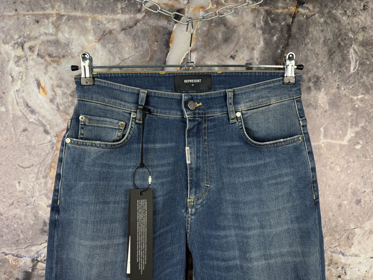 Represent Clo. Represent Distressed Skinny Jeans Blue Ripped Denim Slim Fit Size US 32 / EU 48 - 2 Thumbnail