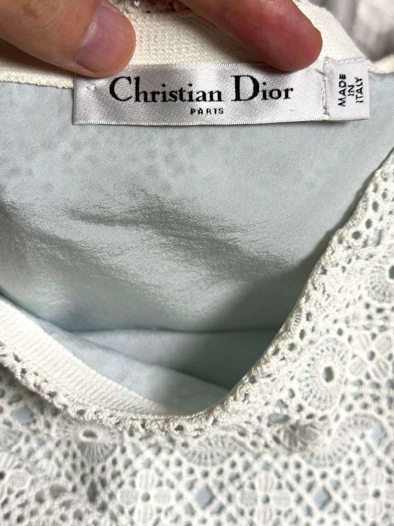 Dior Dior Hollow-out lace floral skirt Size 25" / US 0 / IT 36 - 5 Thumbnail