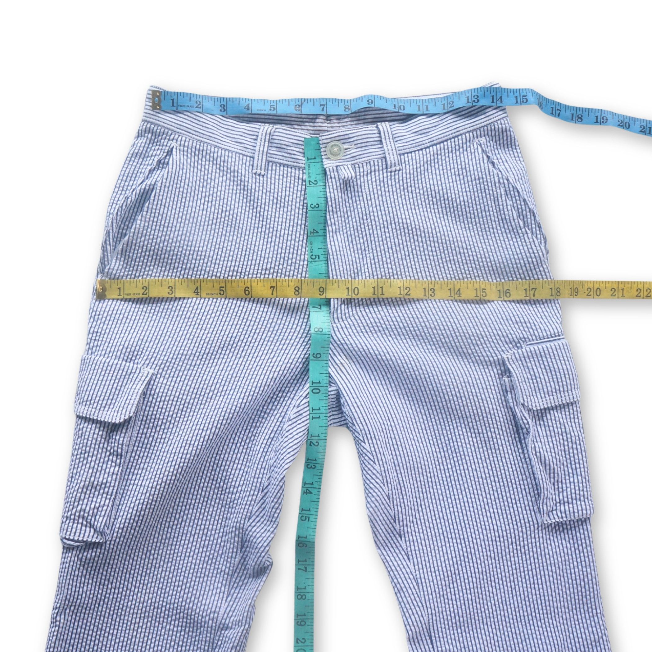 Mackintosh Mackintosh Philosophy Striped Cargo Pants Size US 28 / EU 44 - 10 Thumbnail