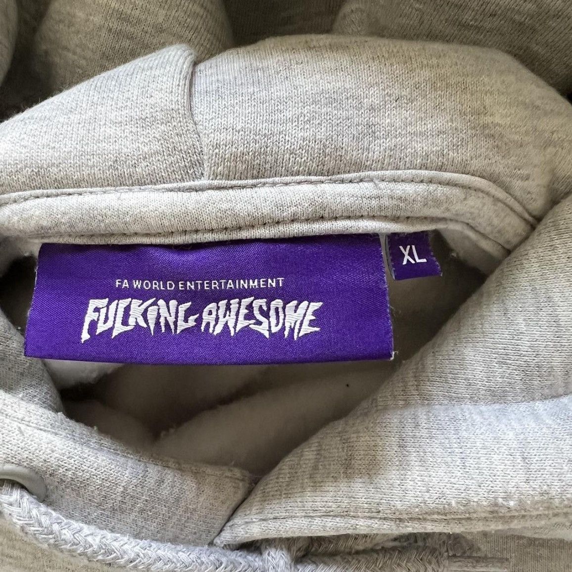 Fucking Awesome Fucking Awesome Heather Grey Spiral Arc Hoodie Size US XL / EU 56 / 4 - 4 Thumbnail