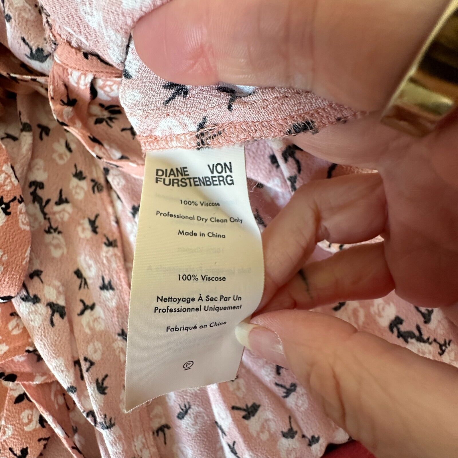 Diane von Furstenberg Diane Von Furstenberg Floral Ruffled Wrap Mini Puff Sleeve S Size S / US 4 / IT 40 - 11 Thumbnail