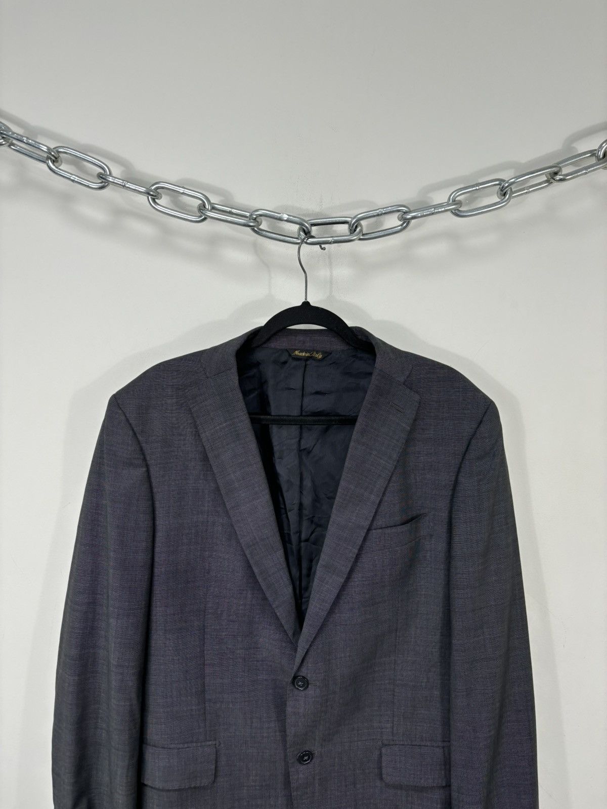 Eredipisano Eredi Pisano Loro Piana Zelander Wool Gray Blazer Jacket Size 44R - 4 Thumbnail