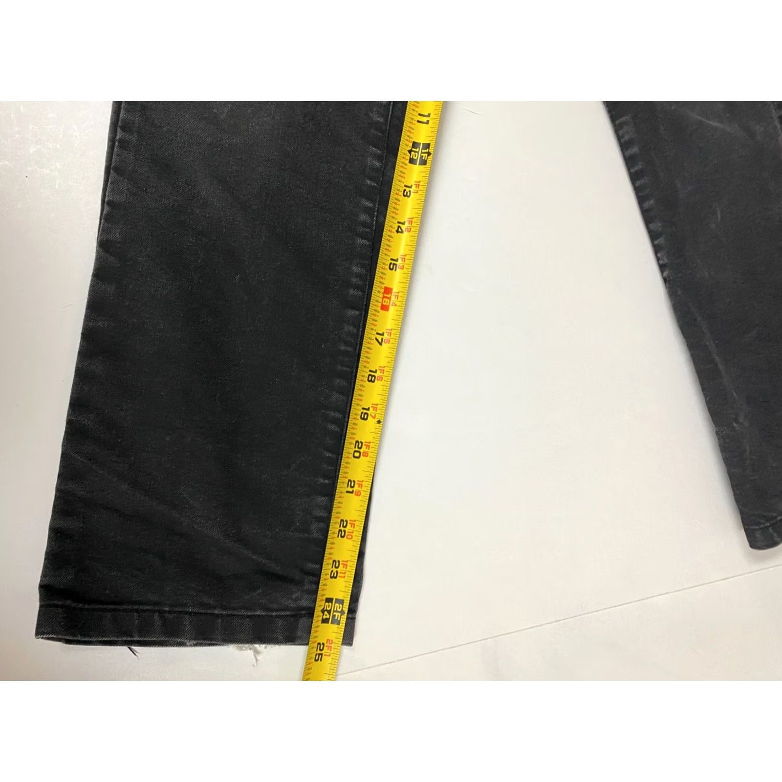 Ring Of Fire Ring of Fire Womens Jeans 24x24 Black Straight Regular Size 42" / US 20 - 7 Thumbnail