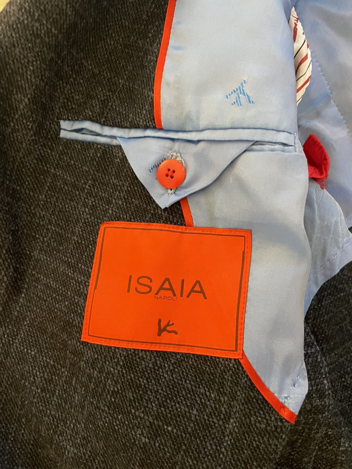 Isaia Luxurious Tri-Blend Patch Pocket 'Mat' Jacket Size 48L - 8 Thumbnail