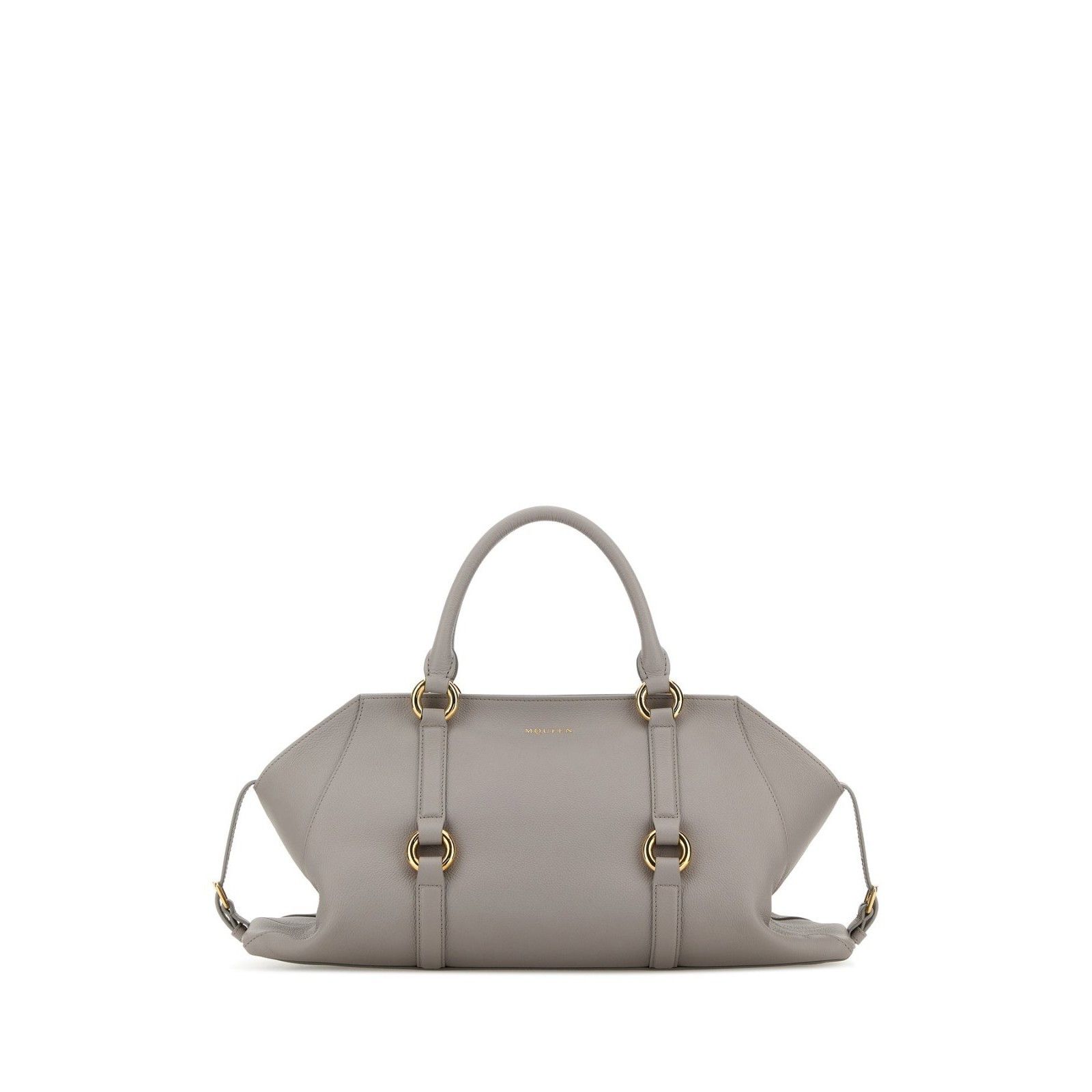 Alexander McQueen ALEXANDER MCQUEEN Farringdon Medium $2690 Gray Top Handle Ba Size ONE SIZE - 1 Thumbnail
