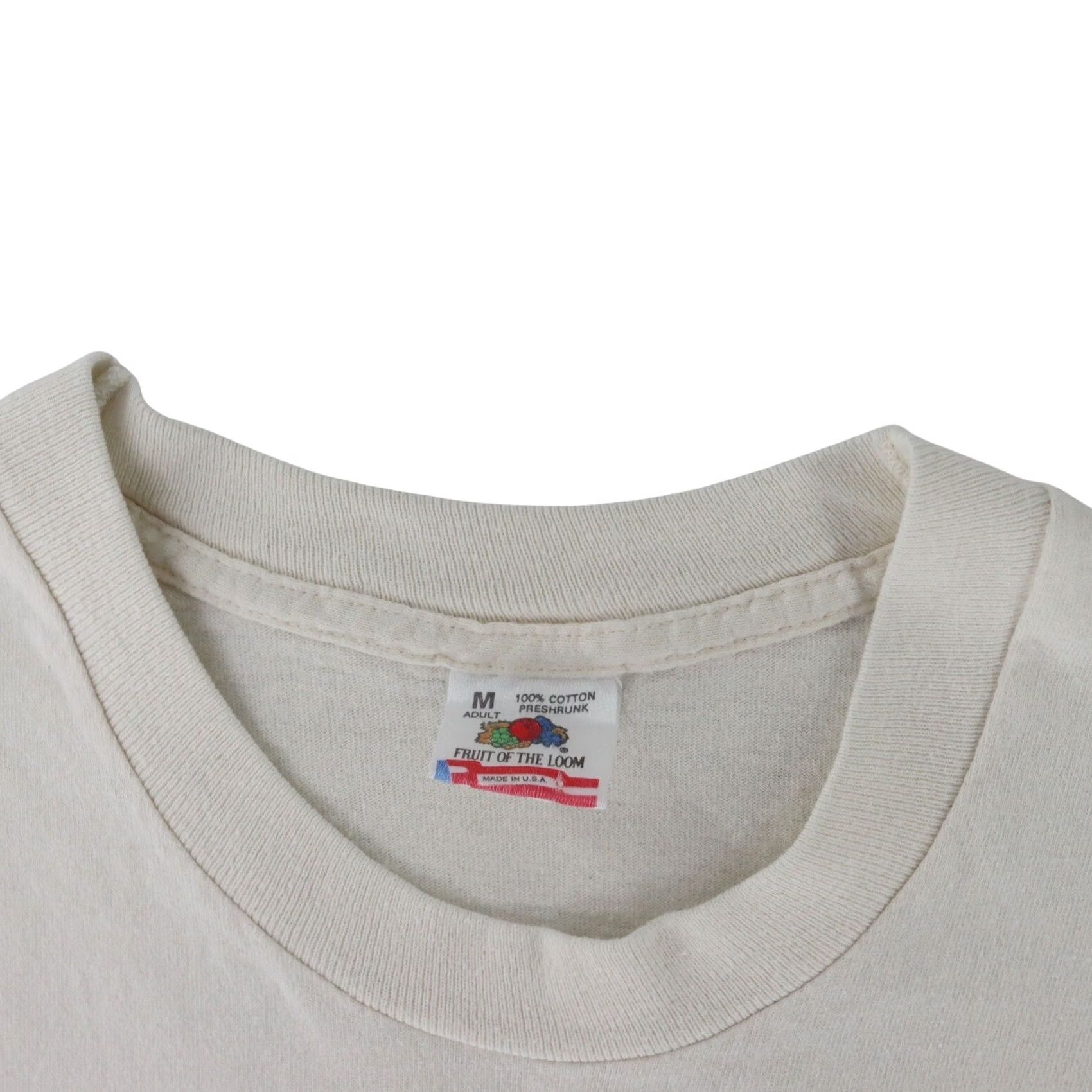 Vintage VINTAGE Friends Central Perk TV Show T-Shirt Shirt Mens M White 90s FX Single Stitch USA Cotton Polyester Crew Neck Short Sleeve Size US M / EU 48-50 / 2 - 7 Thumbnail