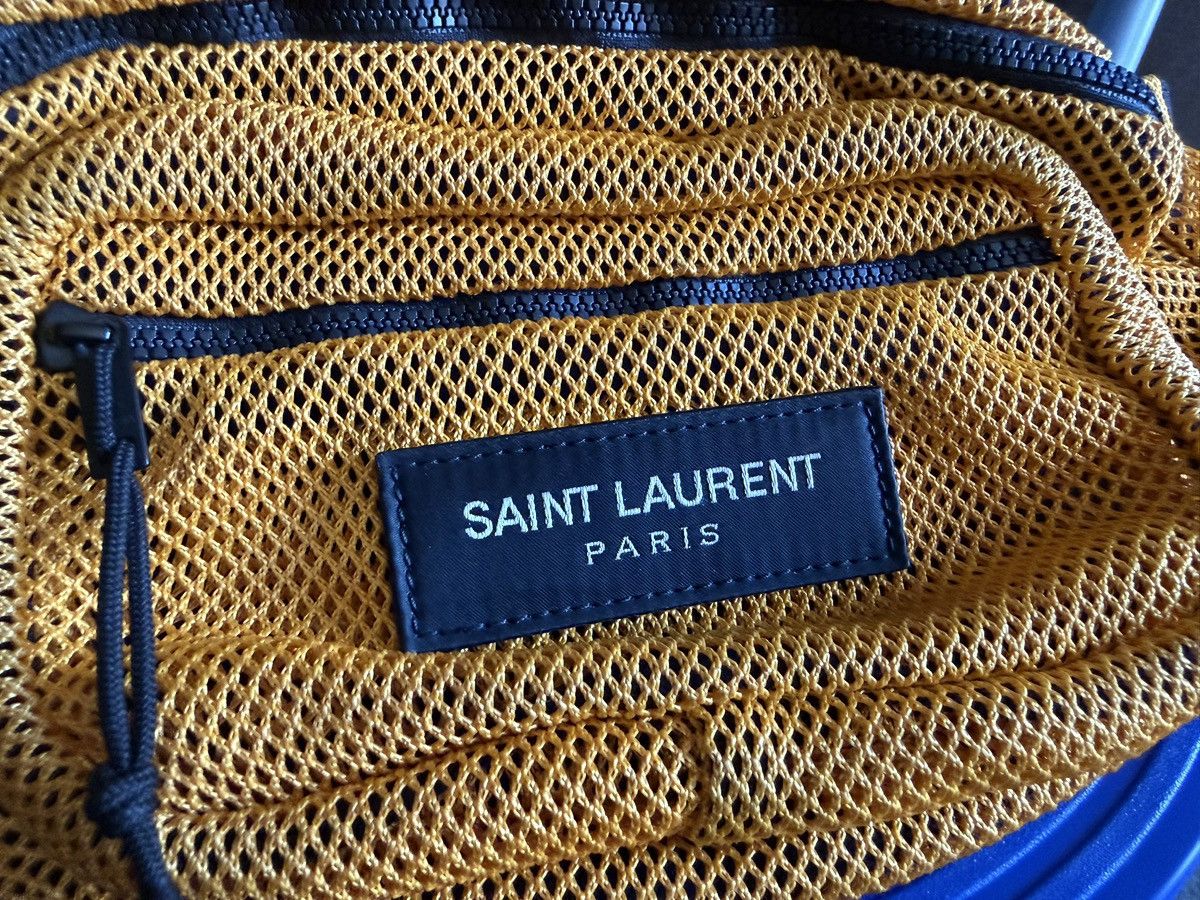 Saint Laurent Paris SS22 Saint Laurent mesh panel belt logo bag fanny pack new Size ONE SIZE - 2 Thumbnail