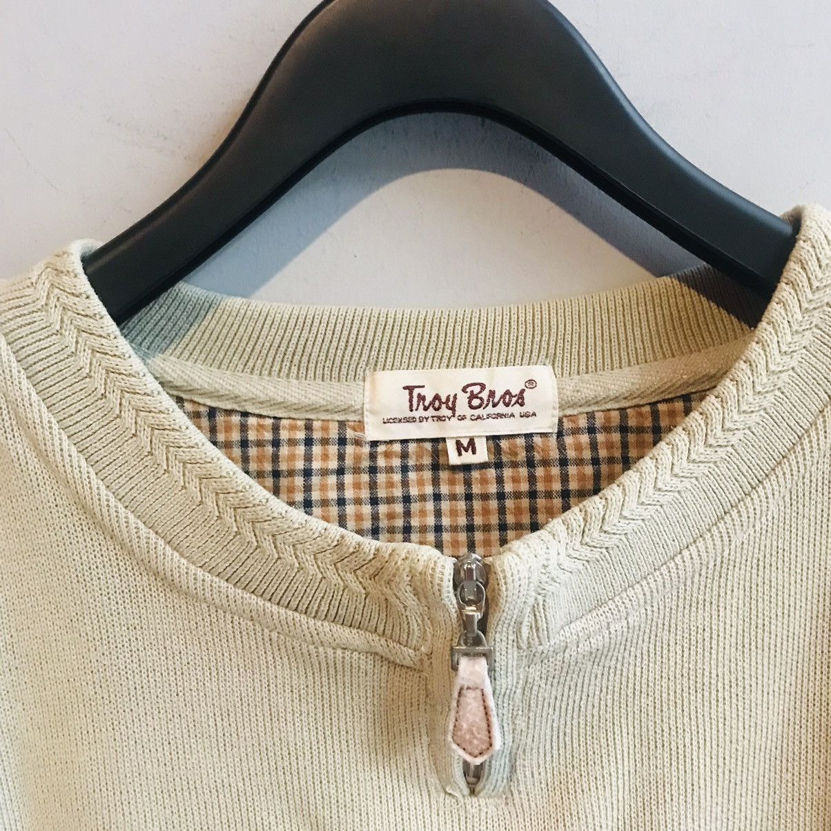 Vintage Vintage Troy Bros Quarter Zip Sweatshirt Size US M / EU 48-50 / 2 - 6 Thumbnail