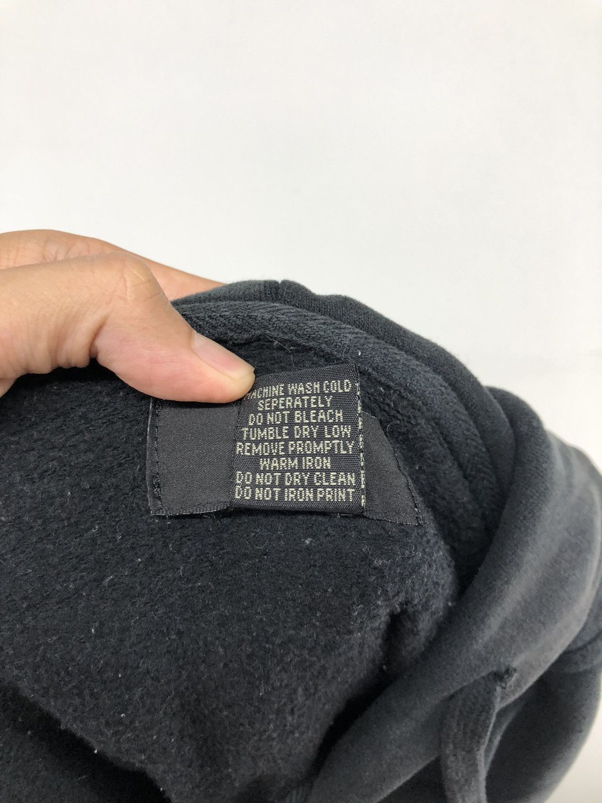 Vintage Obey Big Print Faded Black Hoodie Sweatshirts Hoodies