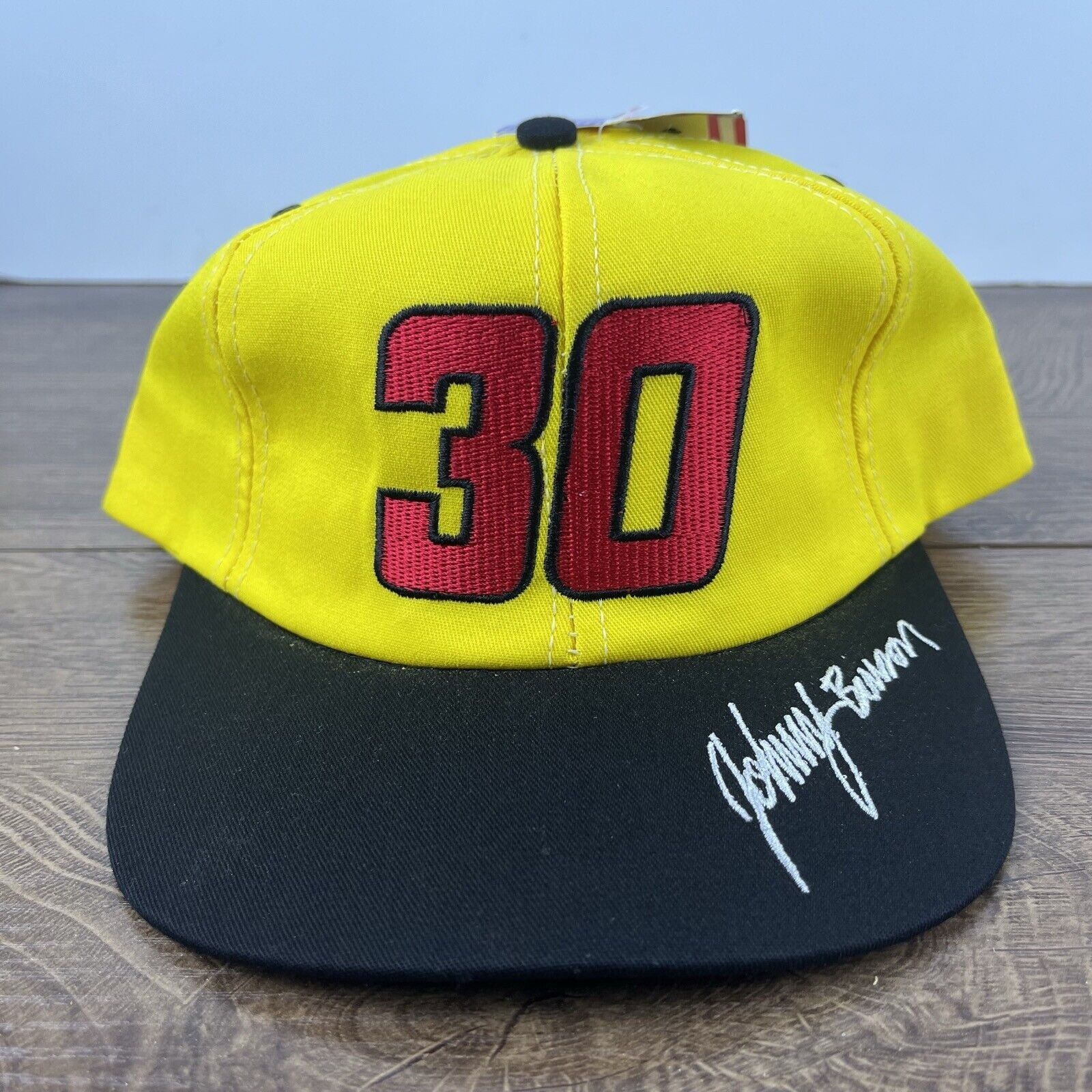 Other Johnny Benson 30 Hat Snapback Yellow Cap Adjustable Yellow A Size ONE SIZE - 2 Thumbnail