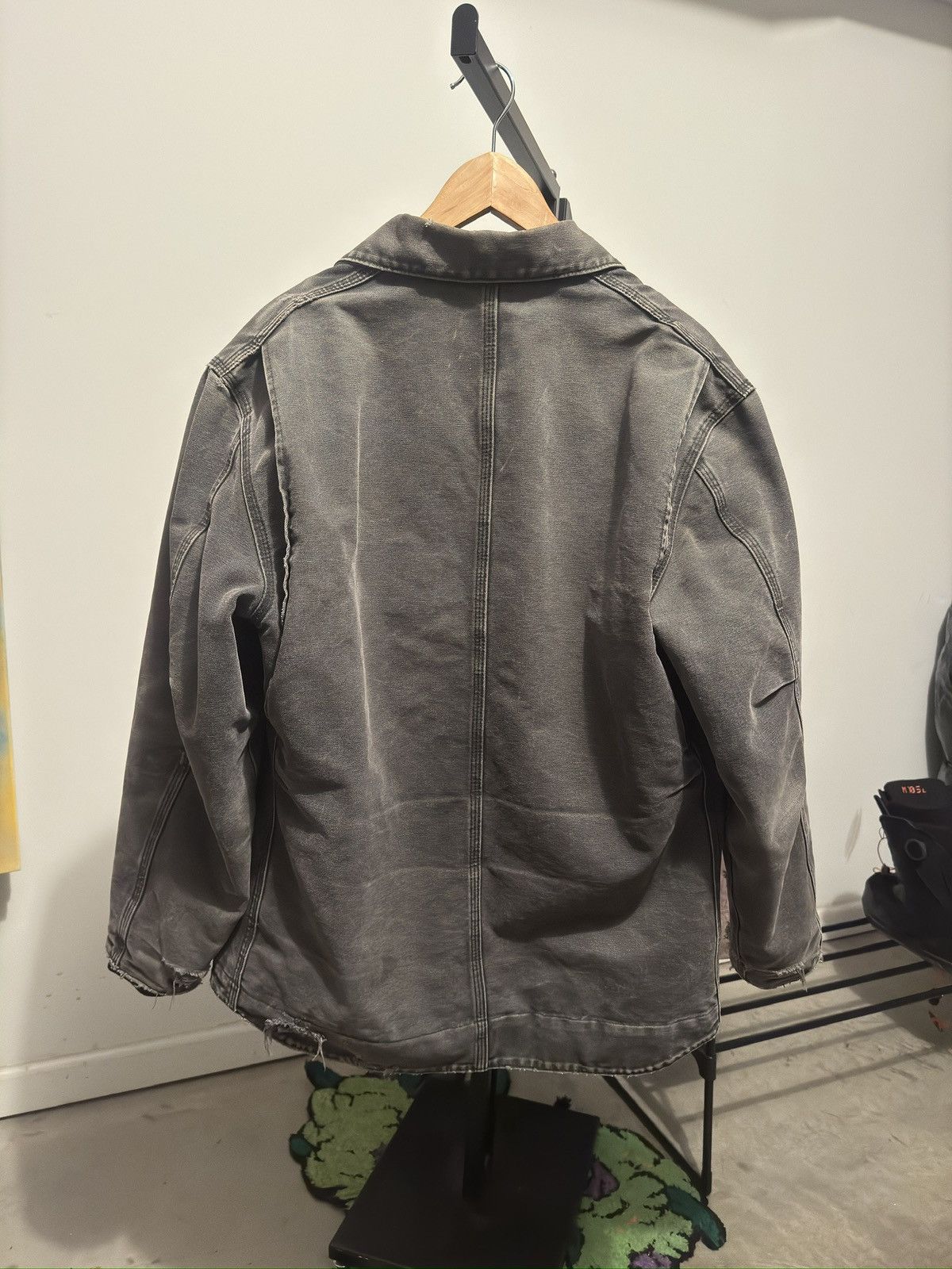 Carhartt Carhartt Vintage Distressed Sherpa Lined Work Jacket Size US M / EU 48-50 / 2 - 6 Thumbnail