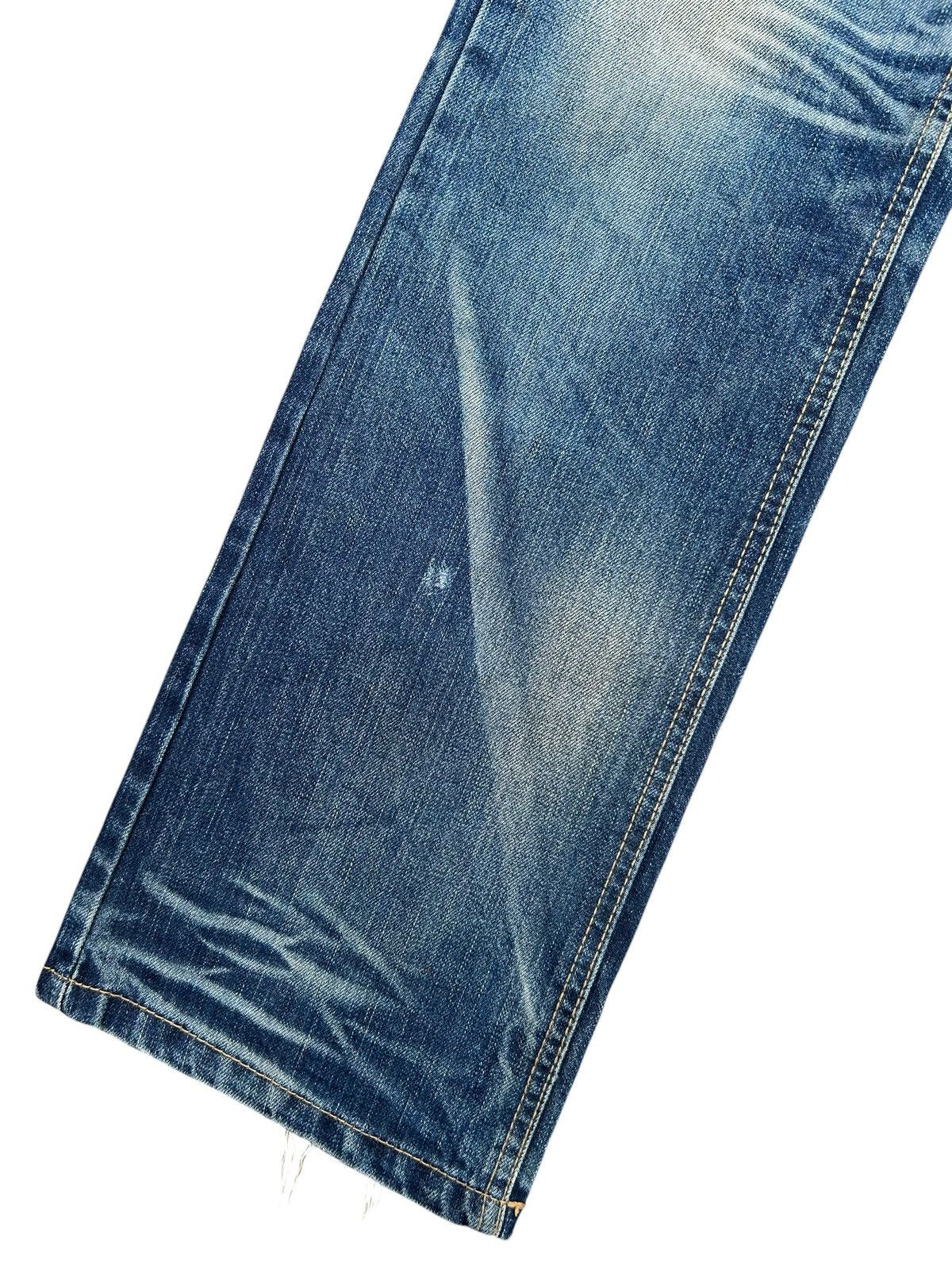 Kapital YOSHITOMO NARA LOLITA Exotic Vintage Distressed Denim Jeans Size US 34 / EU 50 - 15 Thumbnail