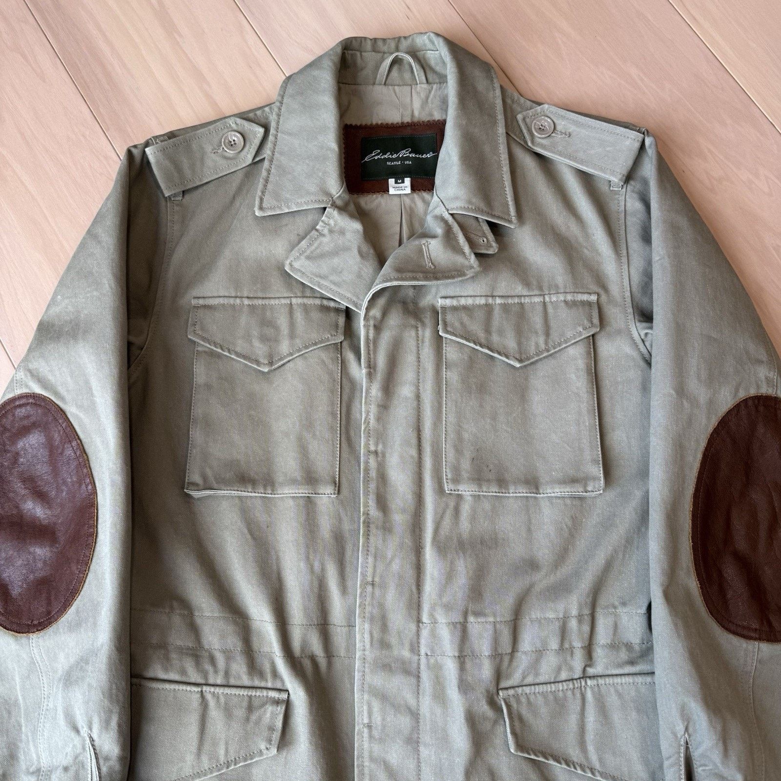 Eddie Bauer Eddie Bauer Explorer Field Coat M Khaki Full Zip Hunting Size US M / EU 48-50 / 2 - 4 Thumbnail