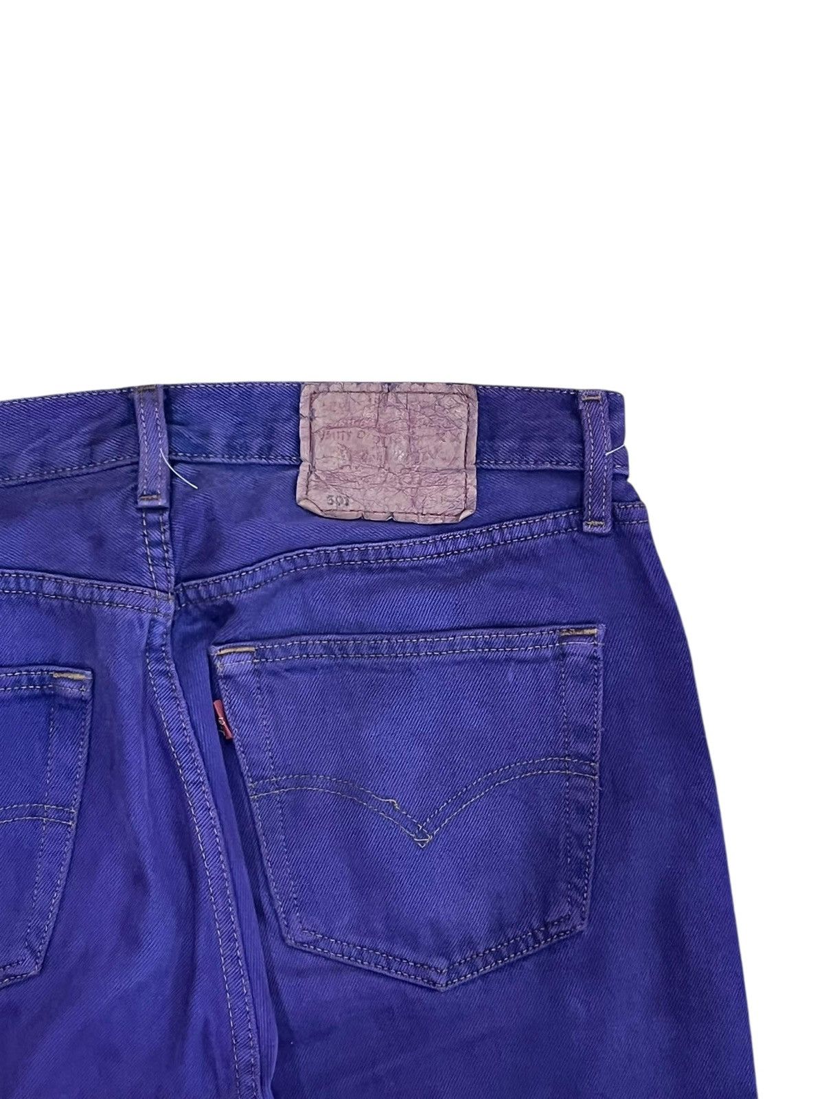 Levi's × Vintage Vtg 90's Levis 501 Purple Dyed Denim Pants Size US 32 / EU 48 - 2 Thumbnail