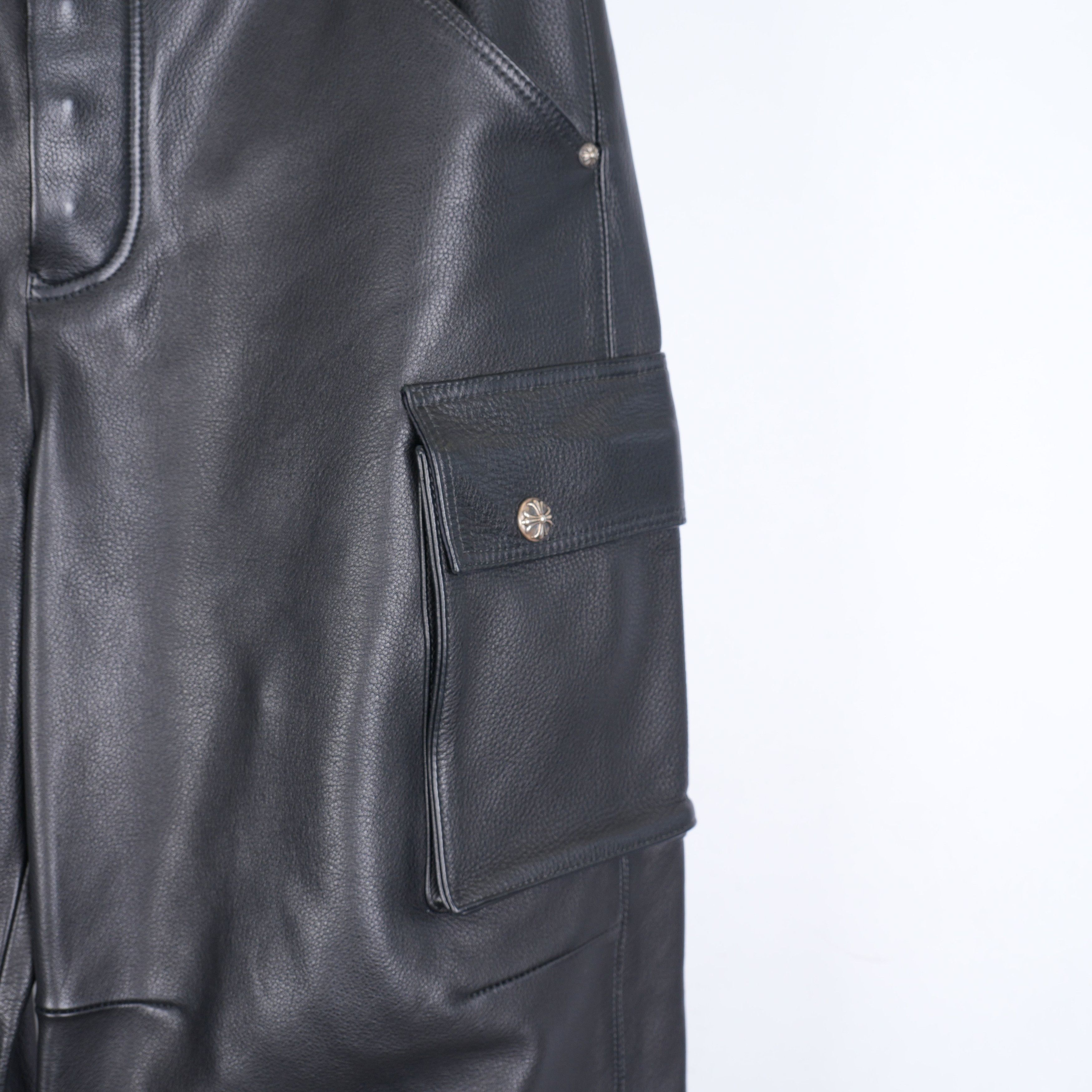 Chrome Hearts ARTICULATE LEATHER CARGOS Size US 33 - 4 Thumbnail