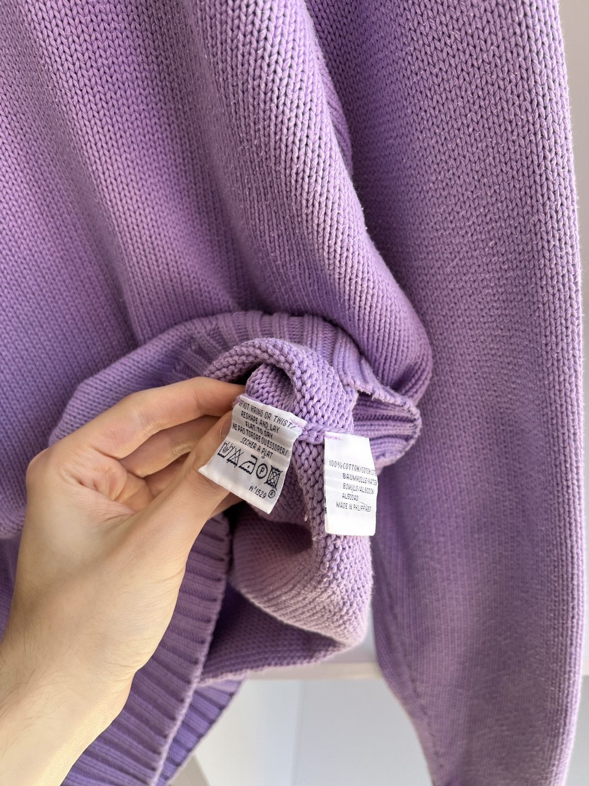 Polo Ralph Lauren × Vintage Vintage Polo Ralph Lauren Heavy Knitted Women’s sweater Size M / US 6-8 / IT 42-44 - 7 Thumbnail