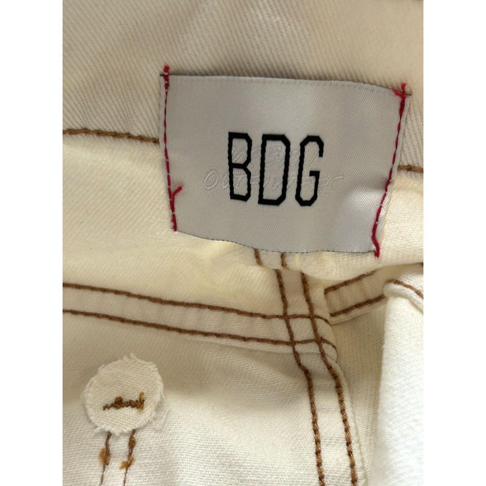 Urban Outfitters **Urban Outfitters BDG Women's Straight Jeans Size 29 Ivory** User: **Urban Outfitters BDG Women's Straight Jeans Size 29 Cream** Size 29" - 5 Thumbnail