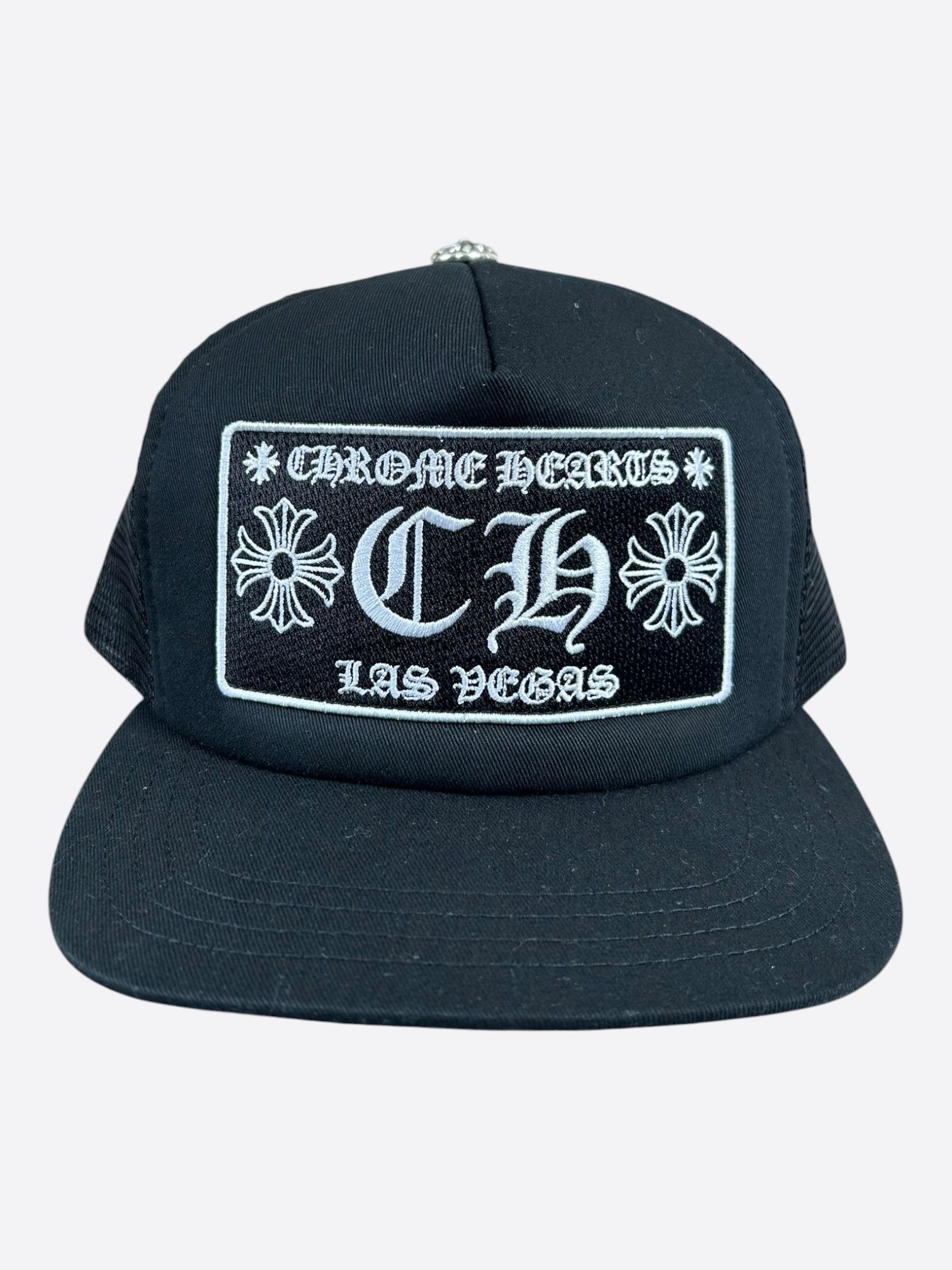 Chrome Hearts Chrome Hearts Black & White Las Vegas Trucker Hat Size ONE SIZE - 1 Thumbnail